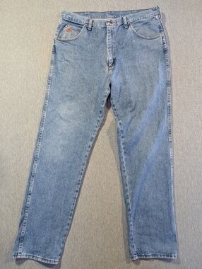 Wrangler 20X Original Fit Jeans Men's 38 X 34 Blue